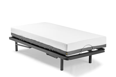 Elektrisches artikuliertes Bett mit drahtloser Kontrolle und viskoelastischer Matratze